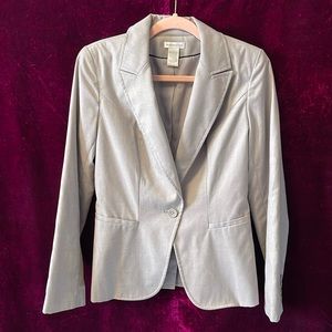 Worthington Beige Blazer Classy Detailed Back Size 6